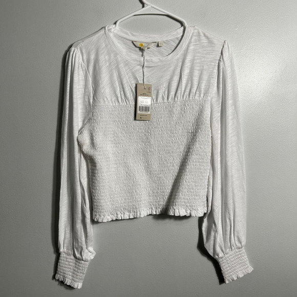NWT Boden Smocked Bodice Cotton Top - Picture 1 of 5